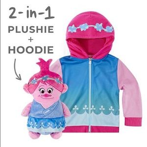 Like new cubcoats poppy the troll hoodie sz 8